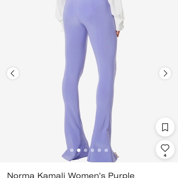 Norma Kamali Spat Legging in seafoam green - Picture 2 of 6